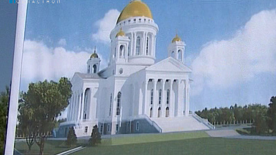 Губернатор и митрополит заложили капсулу в основание кафедрального собора