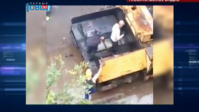 Ливень и крупный град прошелся по городам области