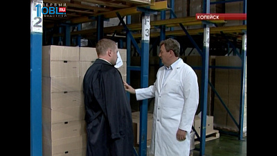 Предприятиям Копейска Анатолий Литовченко вручил знак качества 