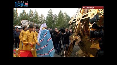 Храм Илии Пророка в поселке Шагол увенчали куполом 