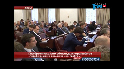 К ноябрю минэкологии области должно разработать способы решения экологических проблем