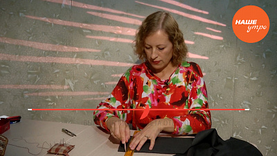 Выполнение манжета-отворота.