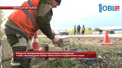 В Коелге газификацируют молочный кооператив, чтобы там внедряли новые технологии содержания коров