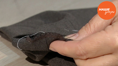 Подшиваем подол юбки