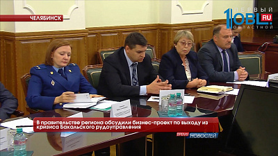 В правительстве региона обсудили бизнес-проект по выходу из кризиса Бакальского рудоуправления