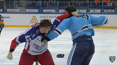 Драка Ничушкина и Артюхина во время матча