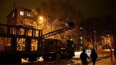 Фура снесла газовую трубу в Кыштыме