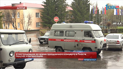 4 пострадавших во время праздничного концерта в Пласте получат компенсацию