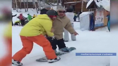 Пенсионерка на сноуборде в Абзаково покорила интернет