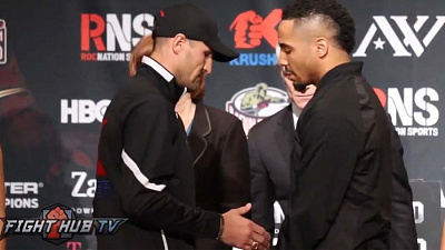  Андре Уорд не пожал руку Сергею Ковалёву на встрече перед боем