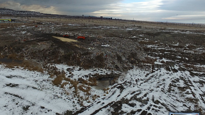 Городские свалки сняли с высоты птичьего полёта