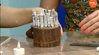 Хенд-мейд: Декоративная свеча