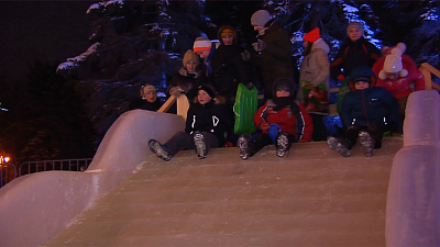 Открытие ледового городка в Челябинске Открытие ледового городка в Челябинске