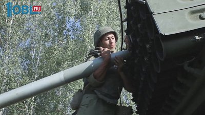 Артиллеристы уничтожили караван условного противника 