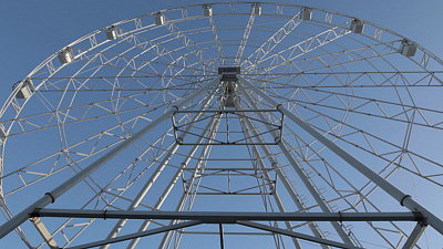 Челябинск из кабины колеса обозрения