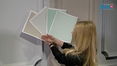 Стены в пастельных тонах