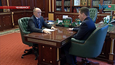 Челябинск с рабочим визитом посетил полпред президента в УрФО Игорь Холманских