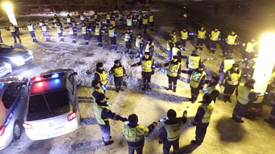 Полицейский цветок для милых дам сняли с квадрокоптера