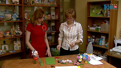 Цветочный букет своими руками