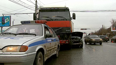 Массовая авария на Свердловском тракте в Челябинске
