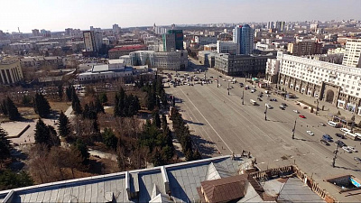 Весеннее преображение Челябинска с большой высоты