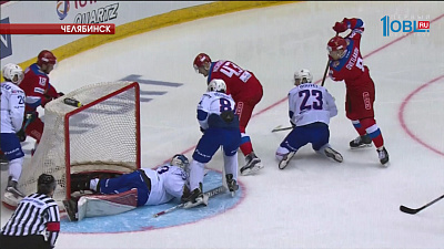Сборная России по хоккею одержала победу над сборной Франции во втором матче "Еврочелленджа"