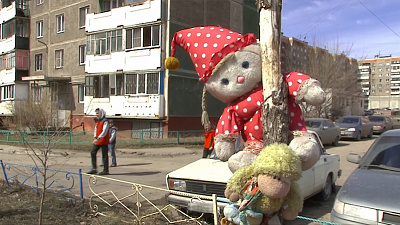 Плюшевые звери обретают вторую жизнь во дворах Магнитогорска 
