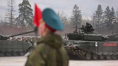 Минобороны РФ опубликовало клип о подготовке в Параду Победы 