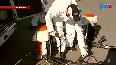 В парках и скверах началась обработка от клещей