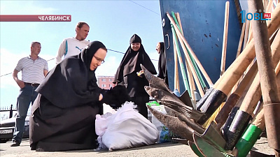 В храмах начались весенние субботники