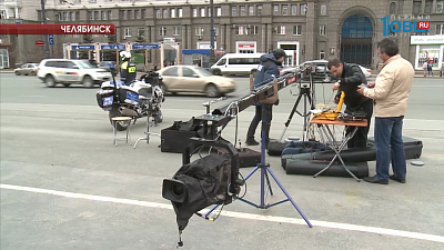 В Челябинске проверили аудиосистему к параду 9 мая