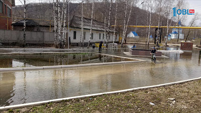 Частный сектор Аши оказался под водой в результате паводков