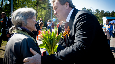 Участница блокады Ленинграда посетила Челябинск в День Победы