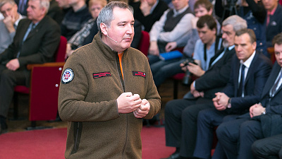 Дмитрий Рогозин в Челябинске: про ситуацию на Украине, колонизацию Луны и интеллектуальное оружие