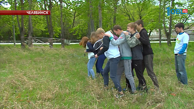 Воспитанники школы-интерната приняли участие в военно-патриотической игре "Зарница"