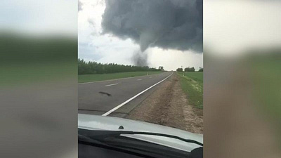 Огромный смерч пронесся по Татарстану
