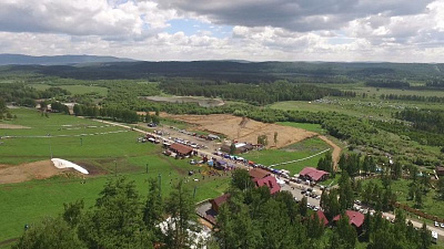 Ильменский фестиваль с высоты птичьего полета