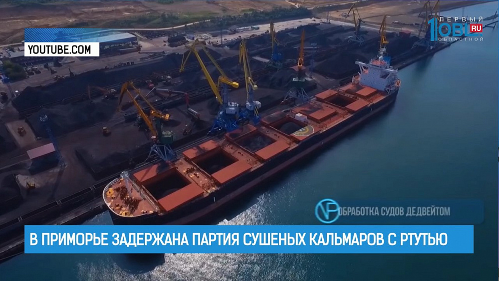 В Приморье задержана партия сушеных кальмаров с ртутью