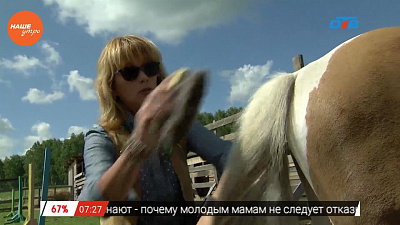 Наше УТРО на ОТВ – пушистое утро о мини-лошадях (1 часть)