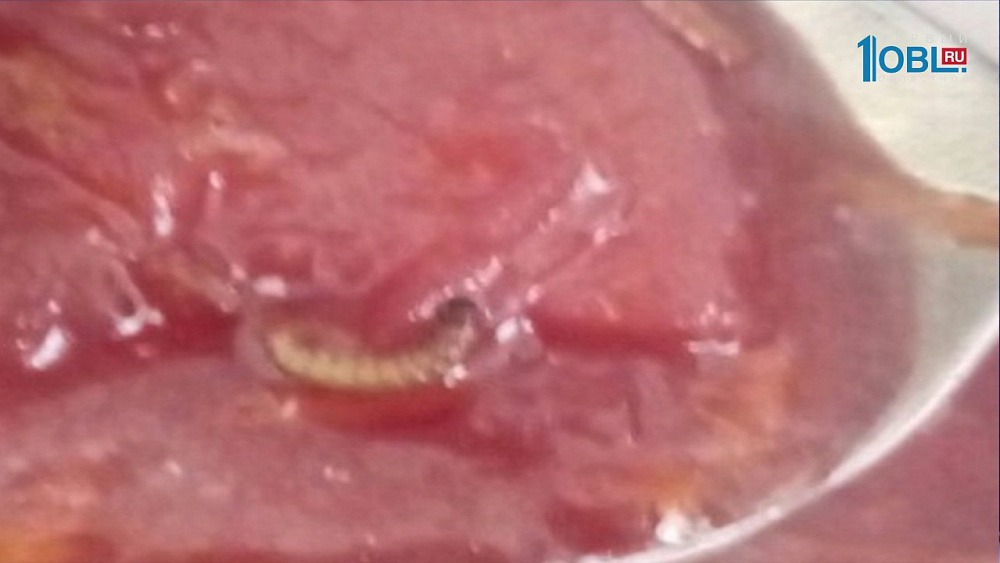 Пациентка больницы обнаружила в супе гусеницу