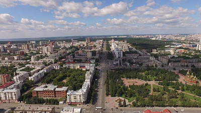 Цветущий Челябинск сняли на видео с высоты 