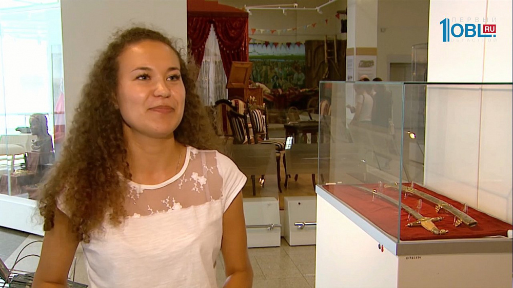 Челябинцам впервые показали саблю "Дмитрий Донской"