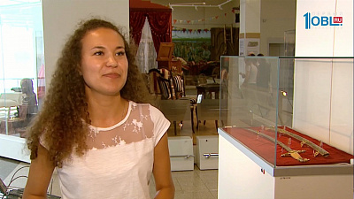 Челябинцам впервые показали саблю "Дмитрий Донской"