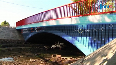 Экспериментальный мост построили атомщики