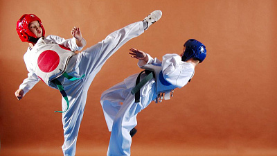 В поселке Бажово под Копейском открылся новый зал для занятий тхэквондо 