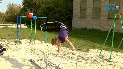 В поселке Роза открыли новую спортивную площадку