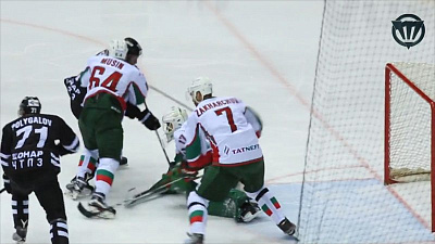 Лучшие моменты победного матча «Трактор» vs «Ак Барс» 