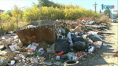 На границе двух районов появилась свалка