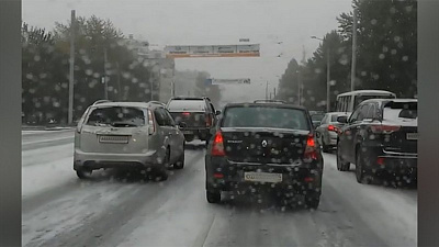 Челябинскую область засыпало снегом. Подборка видео