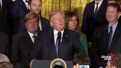 Трамп сравнил Евгения Малкина с баскетболистом и назвал монстром